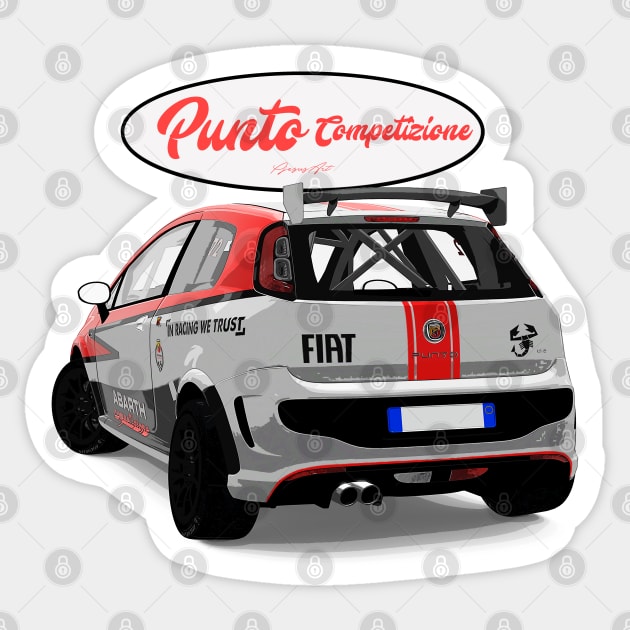 Punto Competizione Back Sticker by PjesusArt